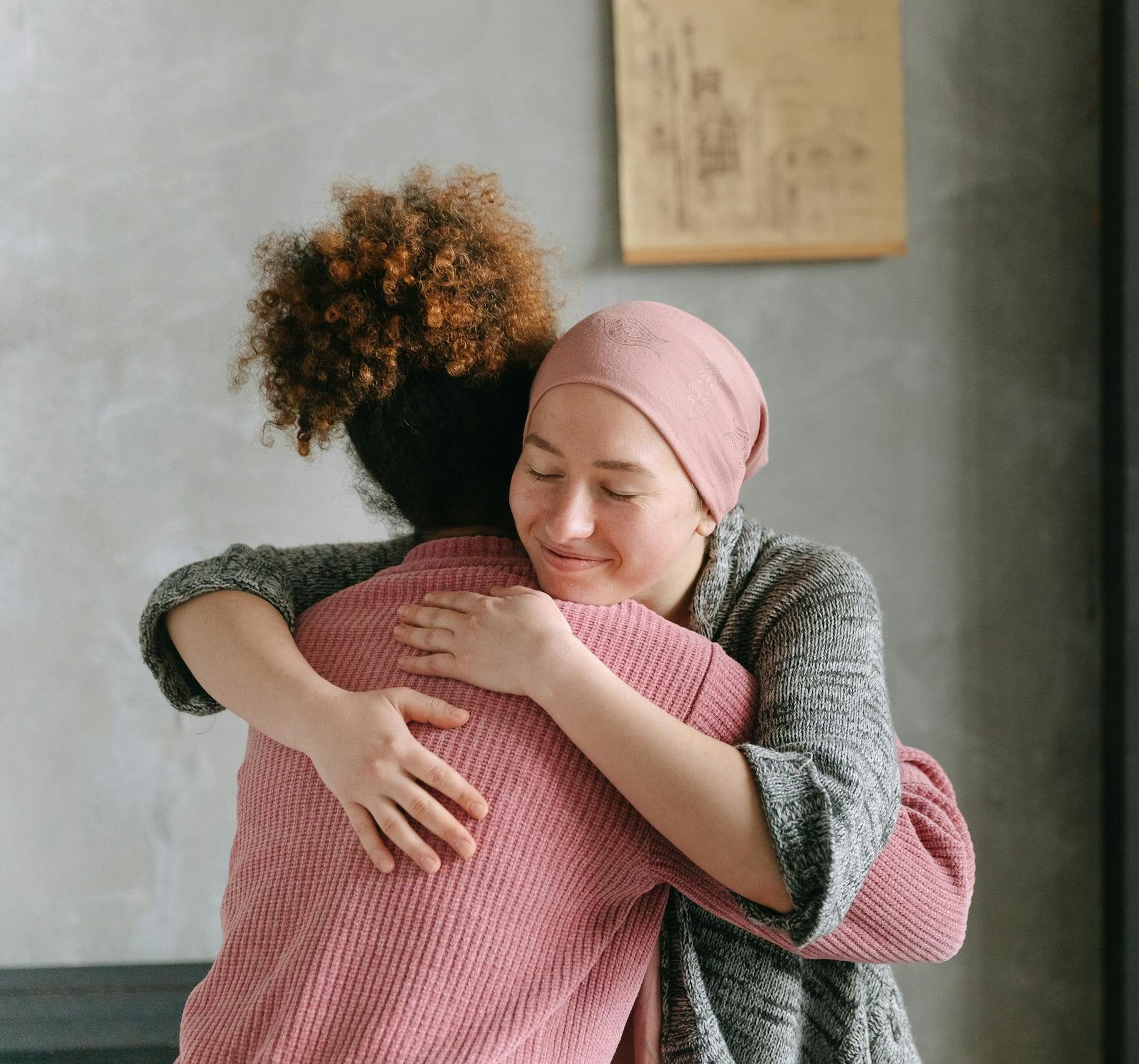 Women Hugging Each Other